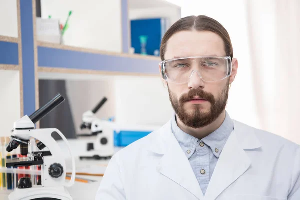 Professional male scientist — Stock Photo