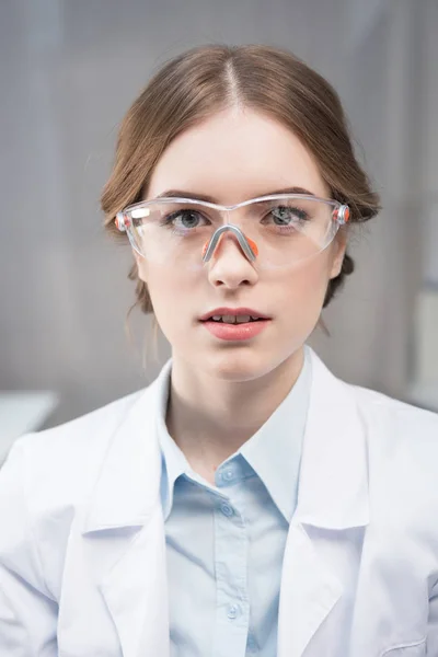 Professional female scientist — Stock Photo