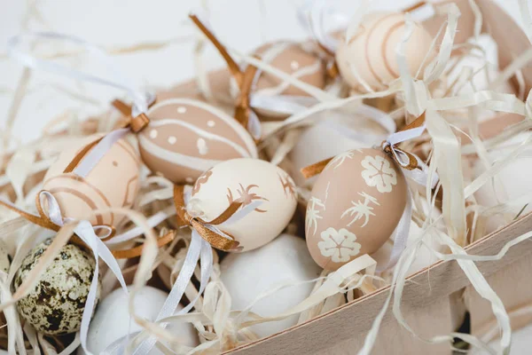 Painted easter eggs — Stock Photo