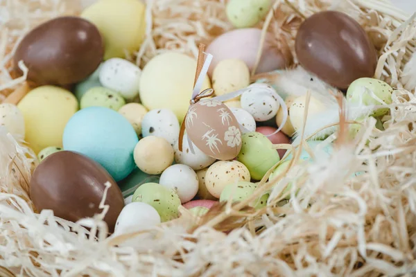 Painted easter eggs — Stock Photo