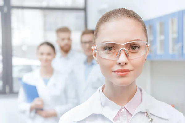 Young woman scientist — Stock Photo