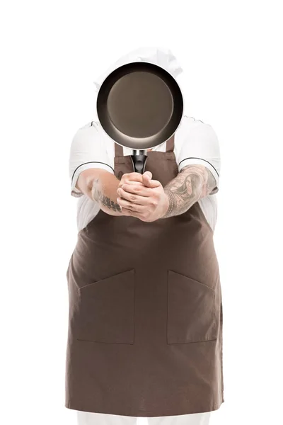 Chef with kitchen utensil — Stock Photo