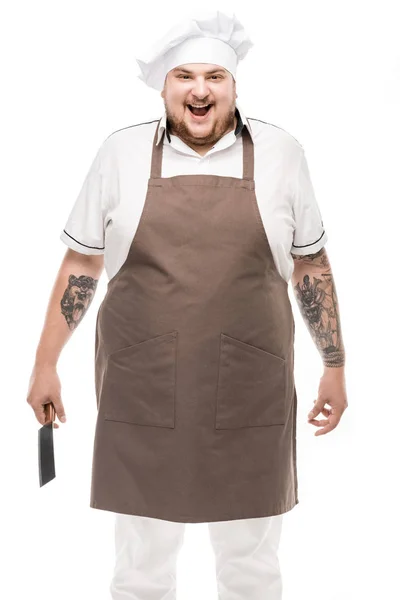 Chef with kitchen utensil — Stock Photo