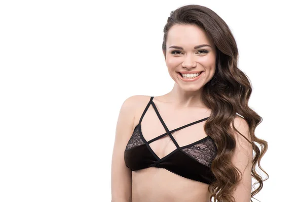 Девушка в нижнем белье — стоковое фото