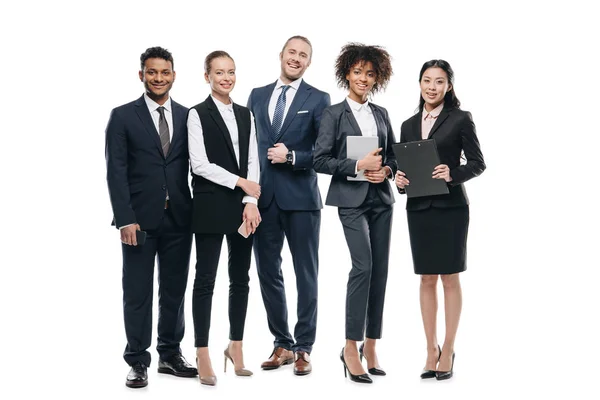 Group of multiethnic businesspeople — Stock Photo