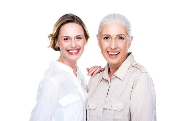 Attractive adult daughter and mother — Stock Photo