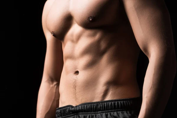 Shirtless muscular man — Stock Photo