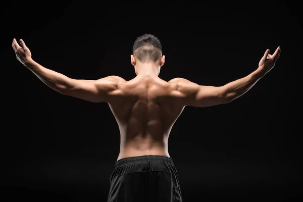 Shirtless muscular man — Stock Photo