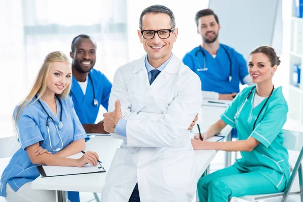 General practitioner with crossed arms — Stock Photo