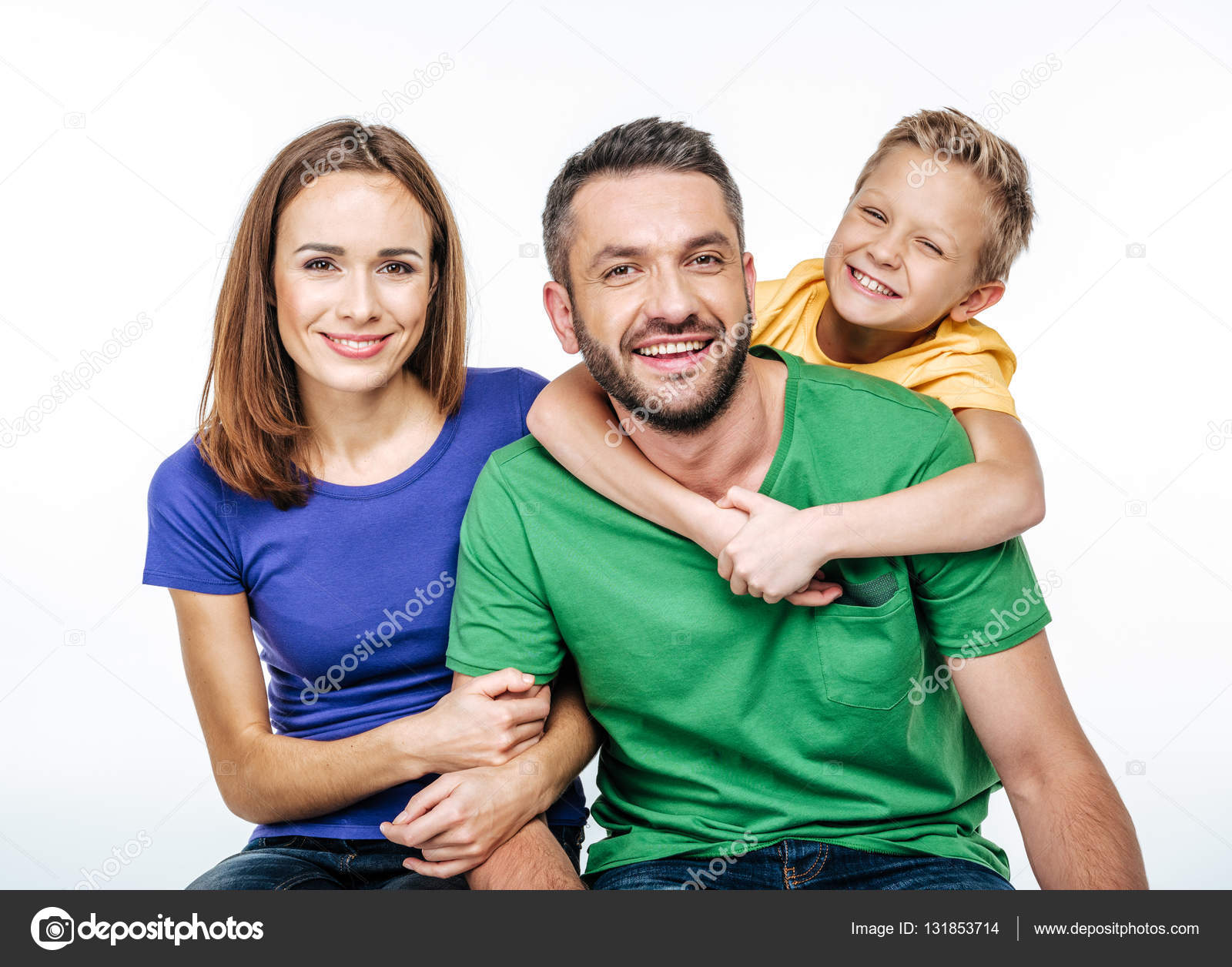 Happy family having fun — Stock Photo © AndrewLobov #131853714