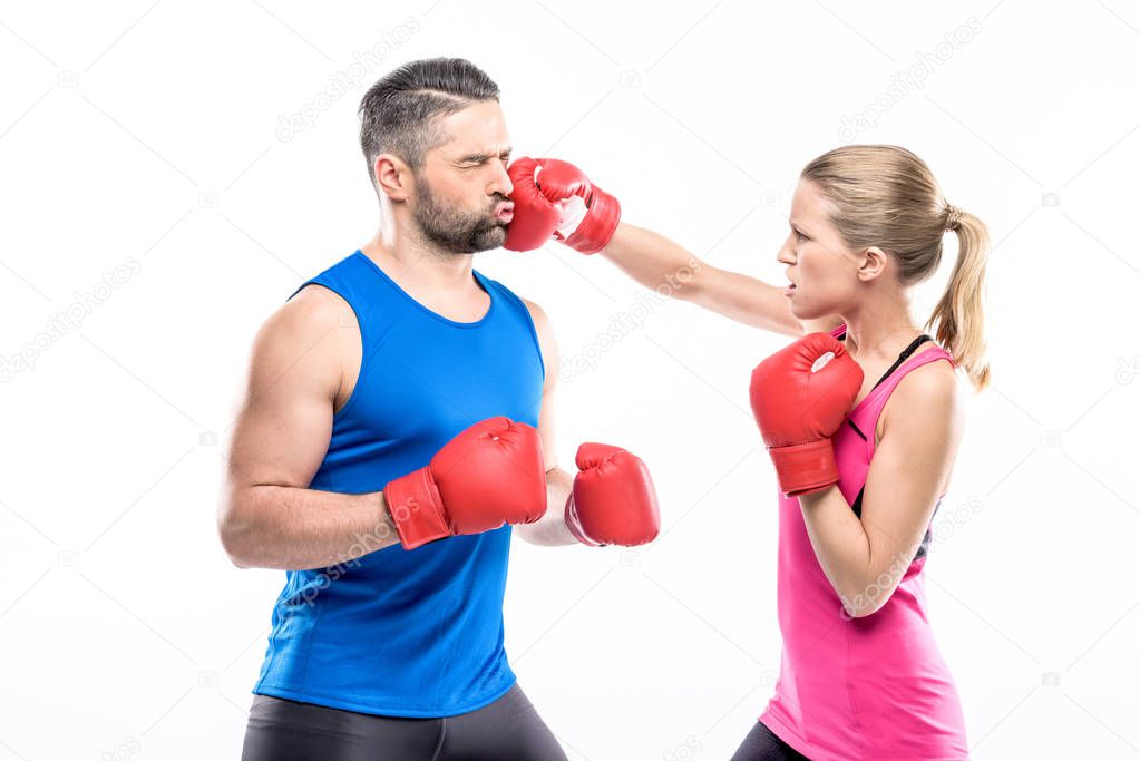 Fotos de Boxeo hombre y mujer - Imagen de © AndrewLobov #133475660