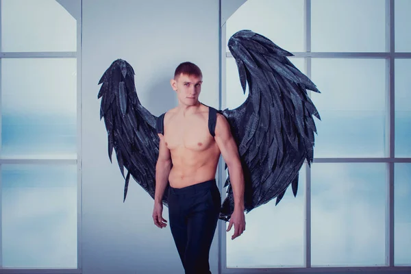 the man with angel wings