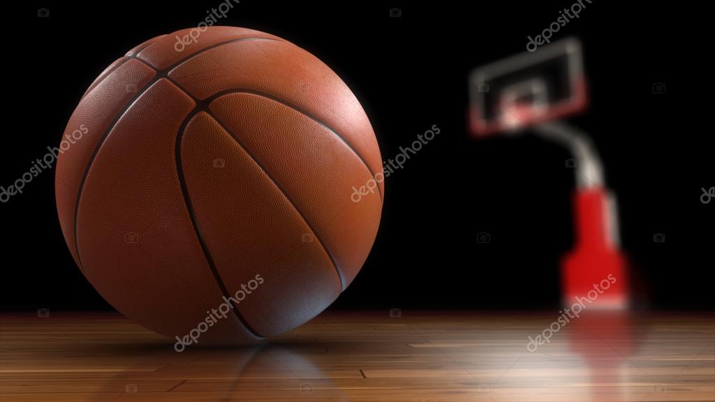 Basketball. High-resolution image. 3d rendering. Similar images can be found in the portfolio. Thank you for watching