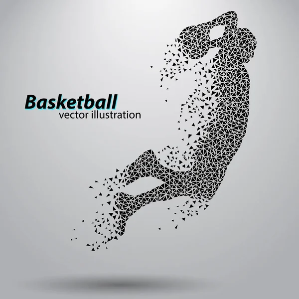 Basketball des triangles . — Image vectorielle