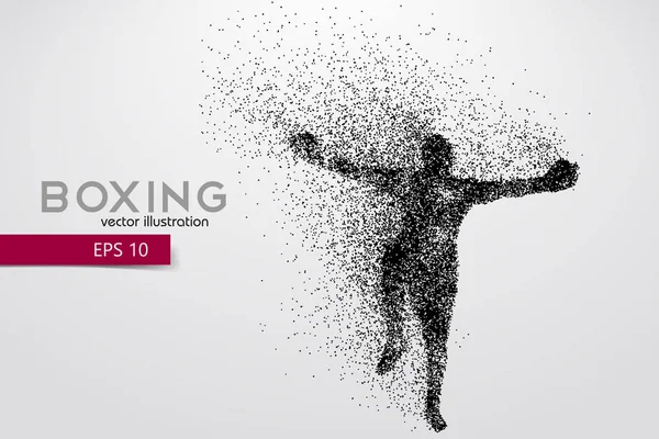 Boksör siluet saçılan