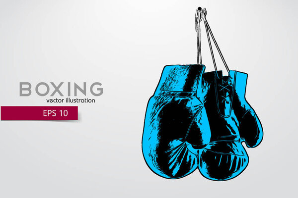 Силуэт боксерских перчаток
.