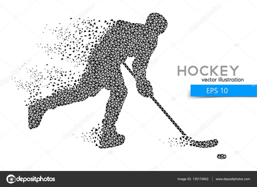 hóquei jogador silhueta nhl Esportes jogos vetor conjunto Projeto