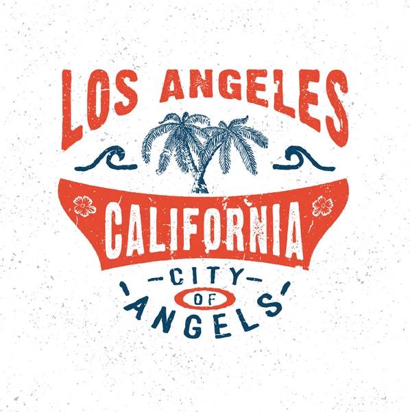 CITTÀ DEGLI ANGELI LOS ANGELES CALIFORNIA . — Vettoriale Stock