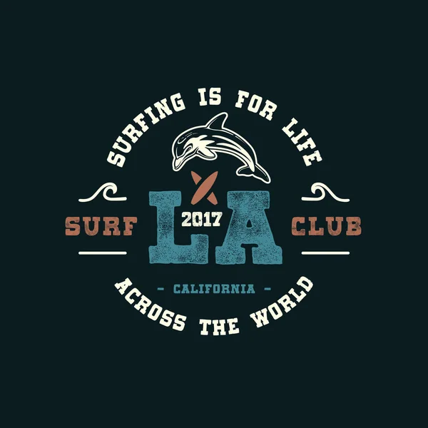 LA SURF CLUB. — Stok Vektör