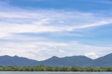 Soyut clould mavi gökyüzü arka plan.