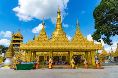WAT Suwan Khiri, altın Shwedagon Pagoda, Ranong simülasyonu,