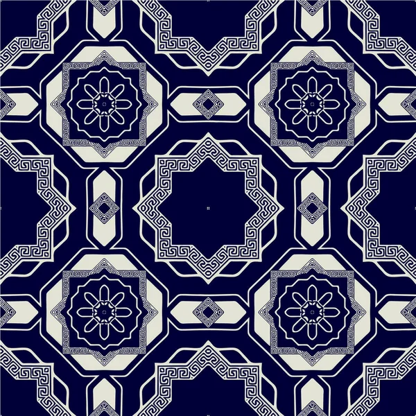 Sanatsal kusursuz desen - vektör illüstrasyonu