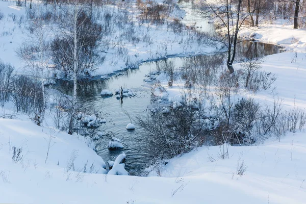Der See im Winter — Stockfoto