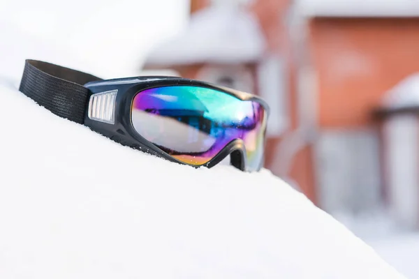 Masker voor snowboarden — Stockfoto