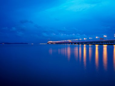 Penang Malezya Penang köprüde 2