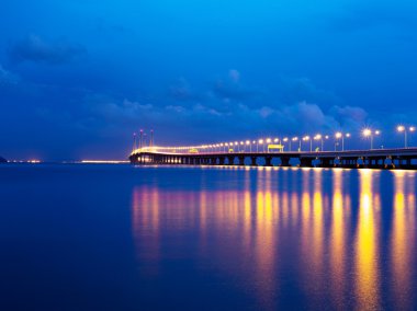 Penang Malezya Penang köprüde 2