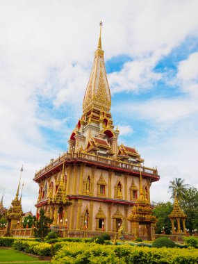 Chaithararam Tapınağı Wat Chalong Phuket Tayland at