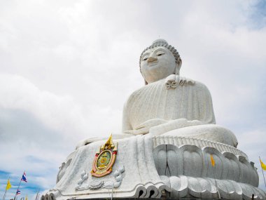 beyaz büyük Buda Phuket Tayland