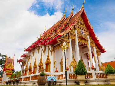 Chaithararam Tapınağı Wat Chalong Phuket Tayland at