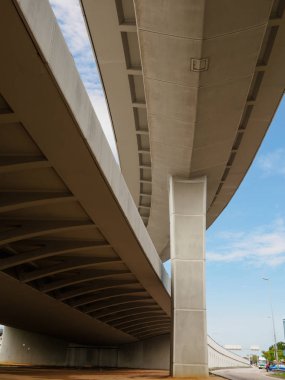 Perspektif inşaat Butterworth, Penang köprüde altından