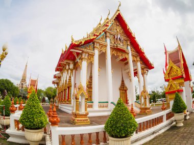 Chaithararam Tapınağı Wat Chalong Phuket Tayland at