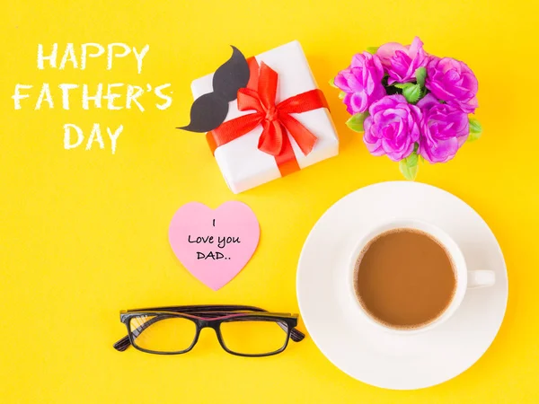 Father\'s day concept. Happy Father\'s Day and I LOVE DAD message