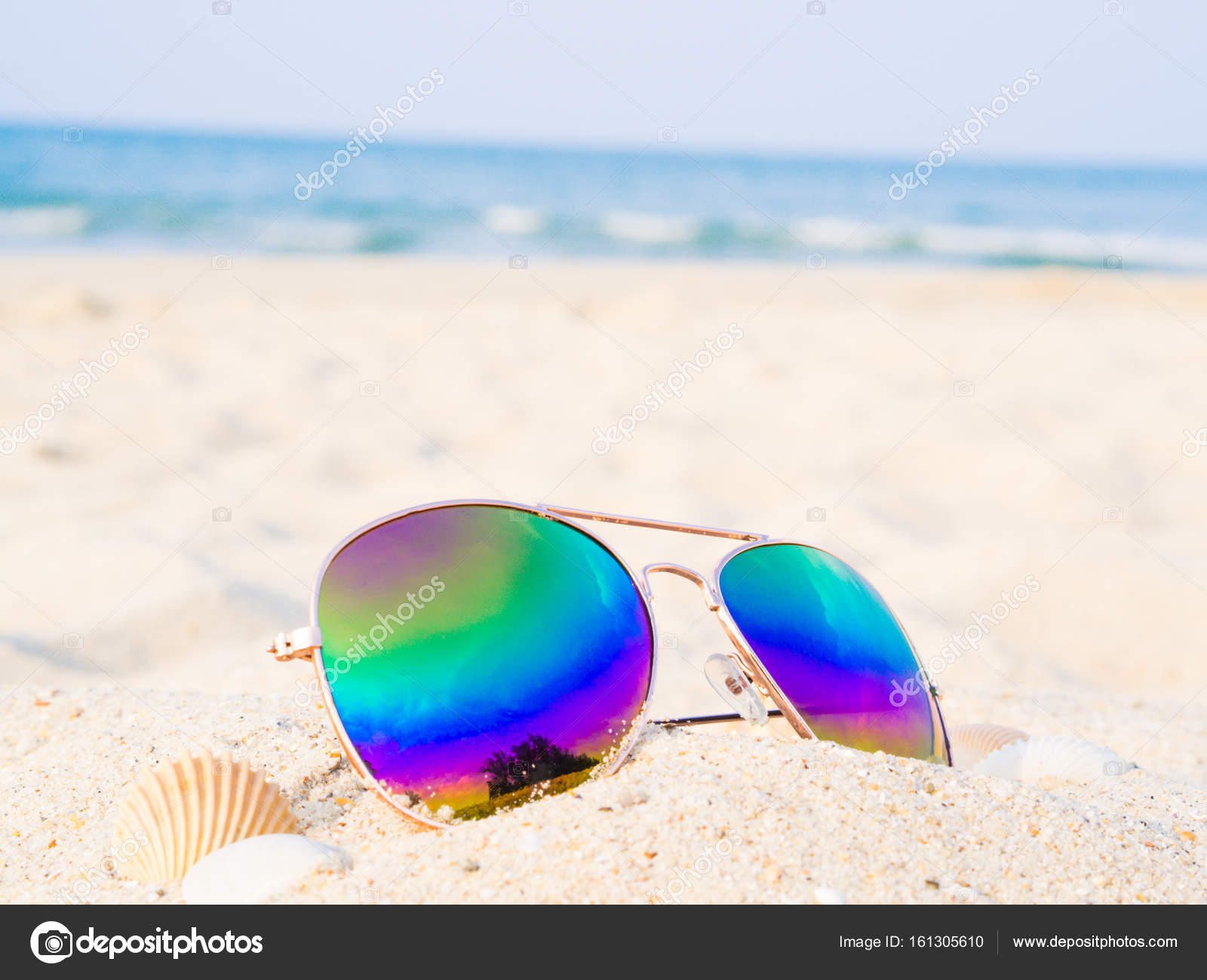 sunglasses and beach