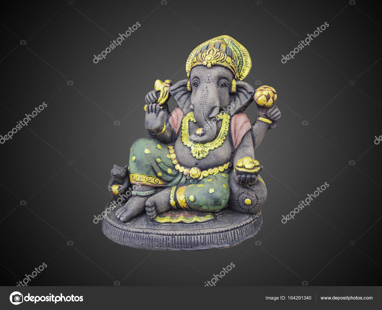 Hindu Gott Ganesha Herr Des Erfolgs Isolieren Stockfotografie Lizenzfreie Fotos C Spukkato Depositphotos
