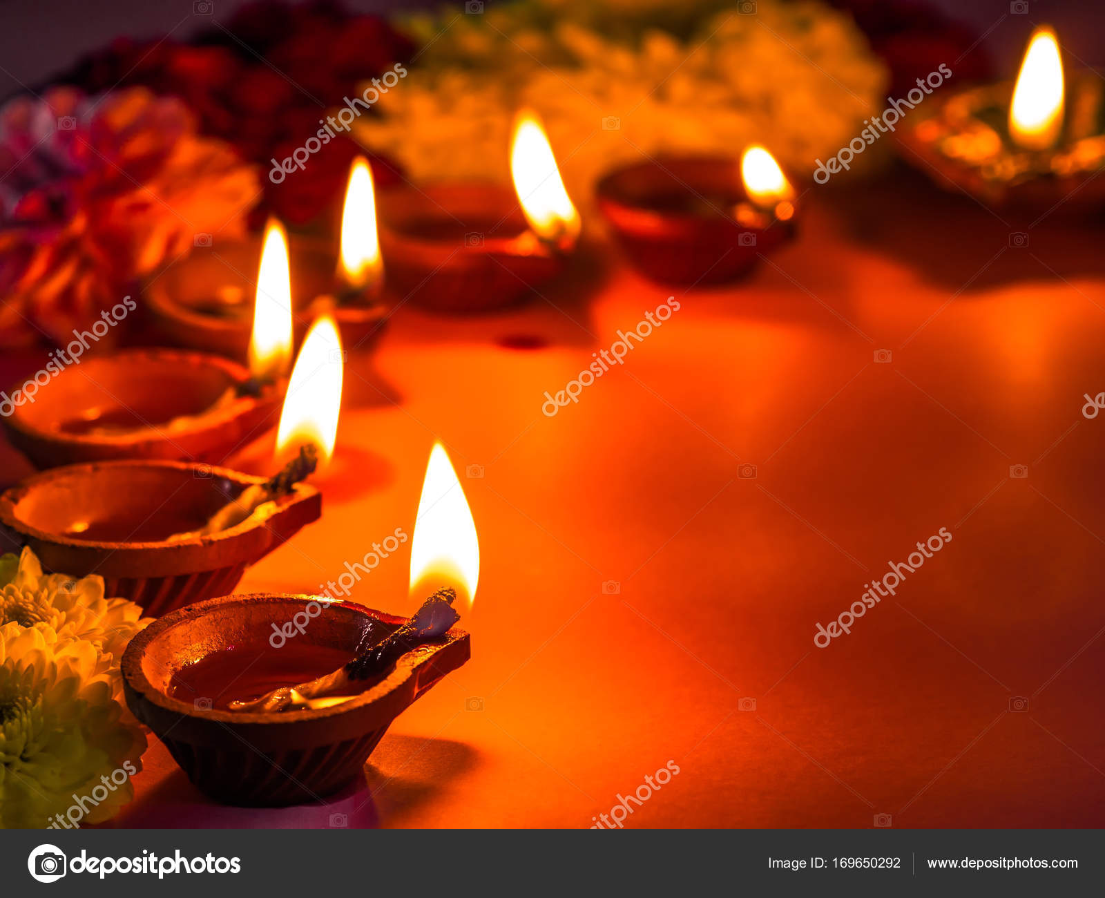 Round Diwali Decoration Diya Wax Candle