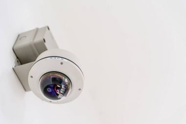 Güvenlik beyaz Cctv kamera ofis binası.
