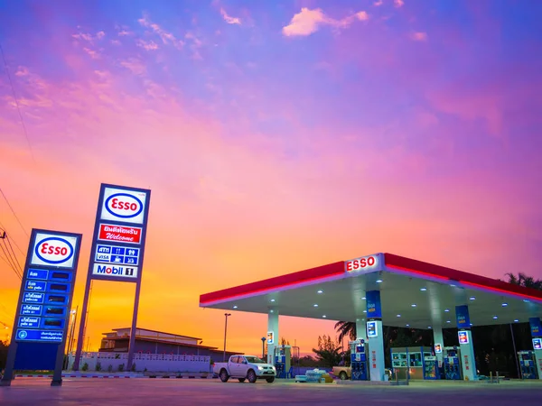 ESSO gas station. — Stock Photo, Image