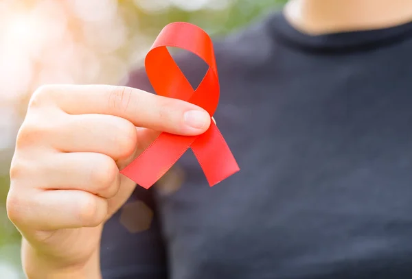 Παγκόσμια ευαισθητοποίηση Aids έννοια. — Φωτογραφία Αρχείου