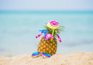 Yaz meyve içecek konsepti.