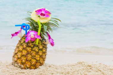 Yaz meyve içecek konsepti.