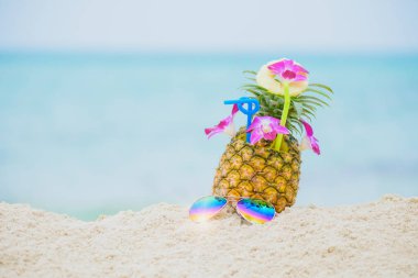  Yaz meyve içecek konsepti.