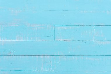 Pastel beyaz ve mavi ahşap masa arka plan dokusu.