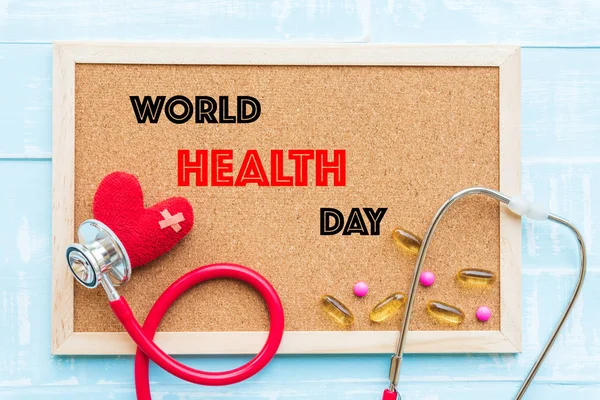 Dia Mundial da Saúde, Saúde e conceito médico . — Fotografia de Stock
