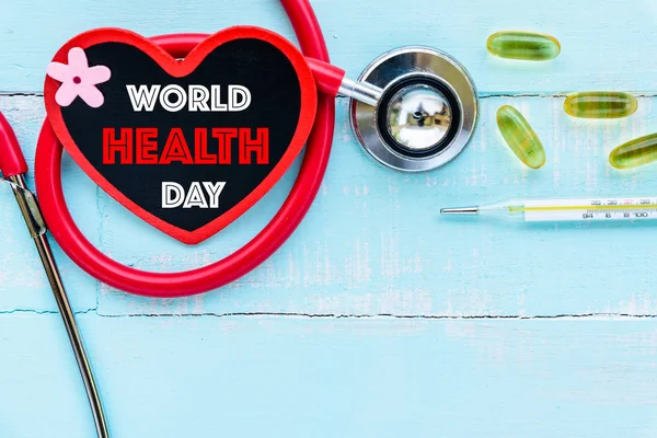 Dia Mundial da Saúde, Saúde e conceito médico . — Fotografia de Stock