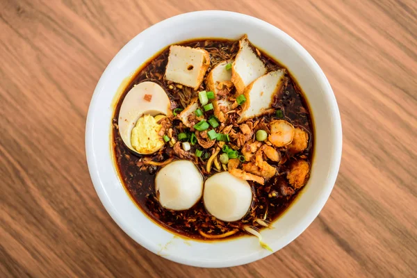 Erişte yemek Çin yemek çubukları Üstten Görünüm