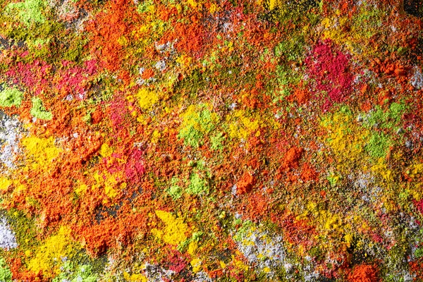 Γιορτή Holi φεστιβάλ. Παραδοσιακά ινδικά χρώματα Holi σε σκόνη — Φωτογραφία Αρχείου